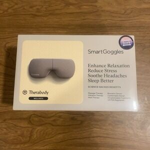 Therabody SmartGoggles Eye Massager Heat Vibration Sleep Relaxation NIB
